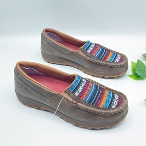 NEW-Twisted X Cell Stretch Serape Slip-On Shoes
